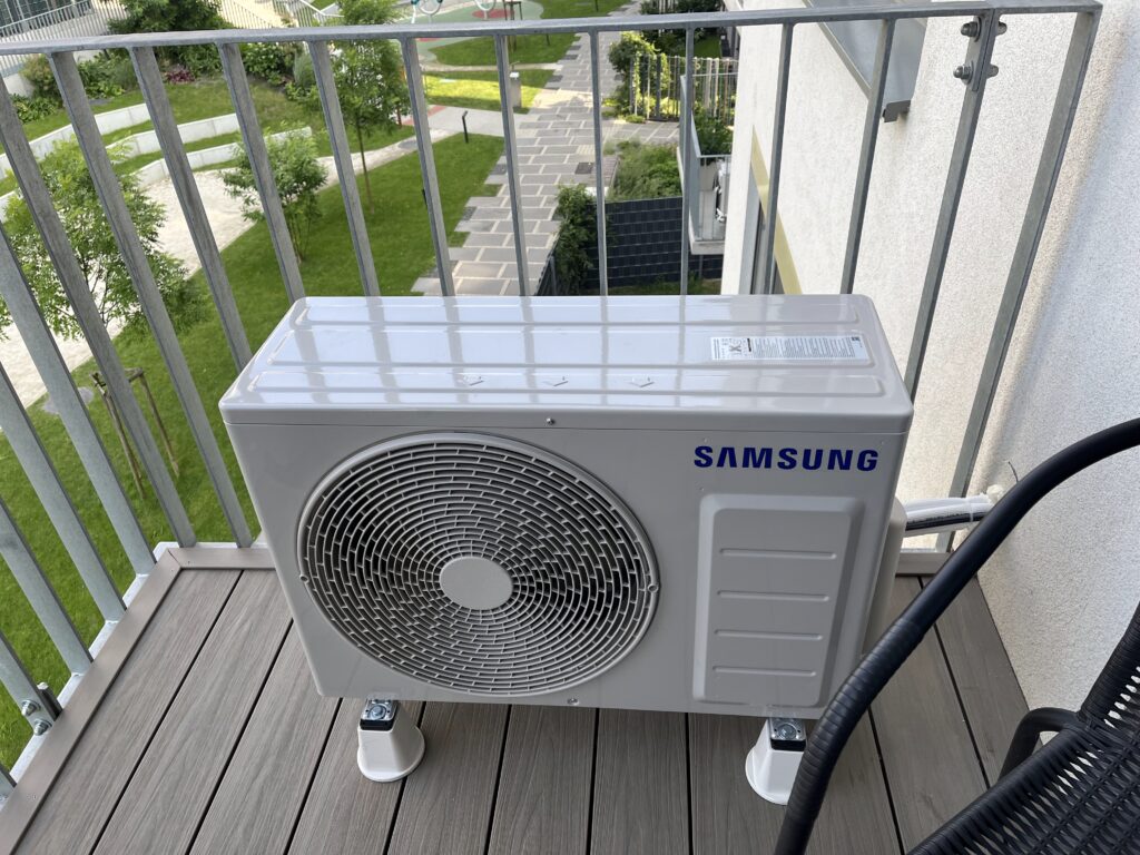 Installation of Samsung Multi Split air conditioning and air-to-air heat pump – Bratislava Dúbravka